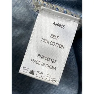Dance & Marvel Blue Black Hoodie Hooded Distressed Crop Denim Jean Jacket Size S thumbnail 4