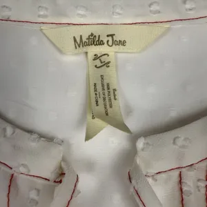 Matilda Jane‎ Light the Way Pullover Tunic Sheer Blouse Shirt Size Large Pilgrim thumbnail 6