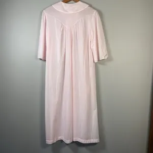 Vintage Nancy King Lingerie Nightgown Size M Pink Nylon‎ satin Lace Sleepwear thumbnail 7