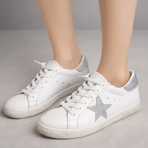 Vintage Havana “Betsy White Diamonds” Rhinestone Star Sneakers Size 8 thumbnail 10
