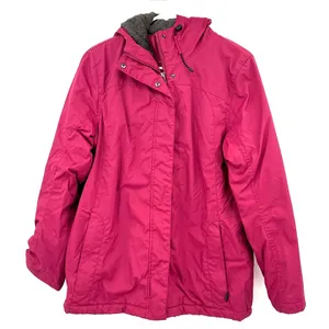 L.L. Bean Size Medium Regular Nylon Hooded Jacket‎ Coat Pink Winter Gear Layers thumbnail 1