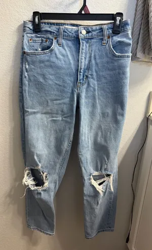 Abercrombie High-Rise Jeans Curve Love thumbnail 1