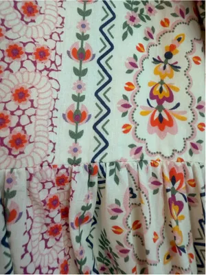 Women's Entro Garden Floral Babydoll Mini Dress Size S thumbnail 6