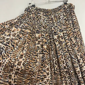 Vintage Broomstick Skirt Animal Print Safari Leopard Tiger Cheetah Big Cat Boho thumbnail 6