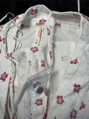 Free People Maddie Floral Print Sleeveless Top Cotton Square Neck Size XS NWOT thumbnail 16