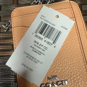 coach Zip Card Case 6303 thumbnail 5