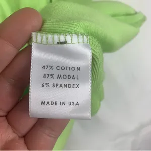 Lovers + Friends women's XL Green V-neck mini dress Sundress twist front open thumbnail 5