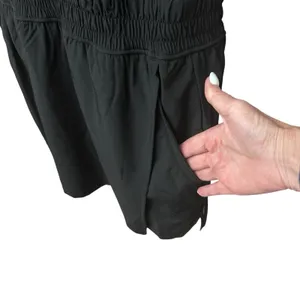Columbia Alpine Chill Romper Short Skort Women's‎ Size Large Black Pockets thumbnail 4