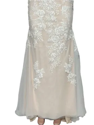 LULUS Luxe Endless Dedication Embroidered Off-the-Shoulder Dress, White, 6 (US) thumbnail 10