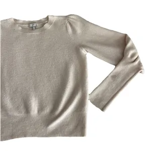 Joie Noely Wool cashmere blend Sweater Size M Puff Sleeve Textured thumbnail 3