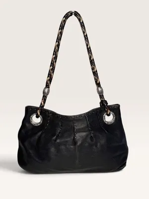 Brighton Baretta Black Pebbled Leather Shoulder Bag thumbnail 2