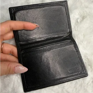 Vintage Coach Black Card Slot Case thumbnail 1