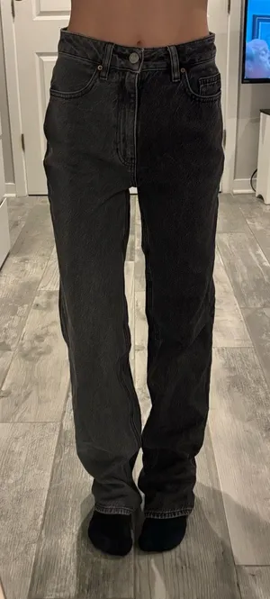 Pacsun 90’s Boyfriend Jeans Black/Grey Two-Toned thumbnail 1