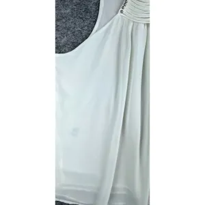 Naked Zebra Ladies Halter Blouse, Bead Embellished Front, Sleeveless, Size Large thumbnail 6