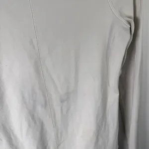 Lululemon Daily Yoga JacketPolar Cream Full Zip Luon Thumbholes‎ Athletic Gym 4 thumbnail 8