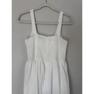 Petal & Pup Kinslee Midi Dress Linen White Sz L NEW $120 thumbnail 4