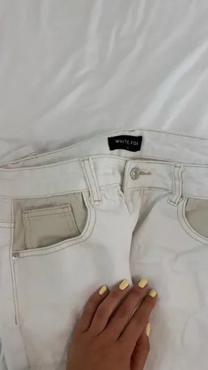 White denim white fox jeans thumbnail 5