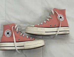 Converse Custom  High Top Platforms thumbnail 1