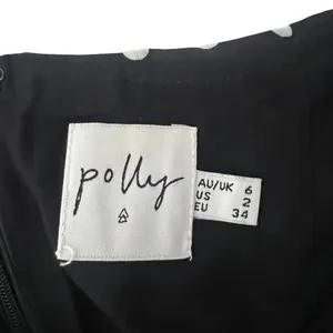 Princess Polly Wrap Polka Dot Mini Skirt Black Ruffle Retro Feminine Size 2 thumbnail 5