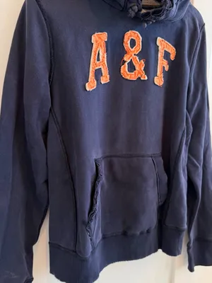Abercrombie & Fitch Y2K Vintage Distressed Muscle Fit Hoodie Size Large thumbnail 4