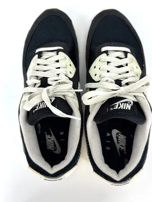 Nike Air Max Lace Up Low Top‎ Athletic Sneakers Black and White Size 10 thumbnail 6