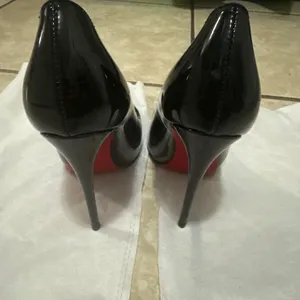 Women Black high heels Size 7 thumbnail 3