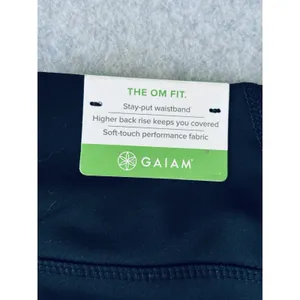 NWT Women's Gaiam Black Stretch Yoga Pants - Medium thumbnail 5