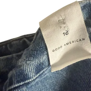 Good American Good 90's Loose Jean Distressed Indigo Size 16 thumbnail 10