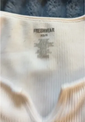 Buckle Crop Top White Short Sleeve thumbnail 3