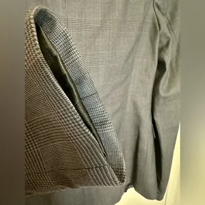 Elie Tahari Single Button Wool Blend‎ Women's Size 4 Blazer Charcoal Business thumbnail 13