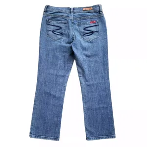 Seven7 Womens Low Rise Ankle Crop Jeans Size 24 Medium Wash Stretch Denim thumbnail 7