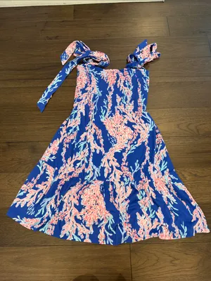 Lilly Pulitzer Women's Kailua Smocked Dress Size Small NWT - C67-051 thumbnail 5