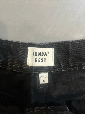 Aritzia Sunday Best Jupiter High-Rise Denim Jeans - Washed Black Stone thumbnail 4