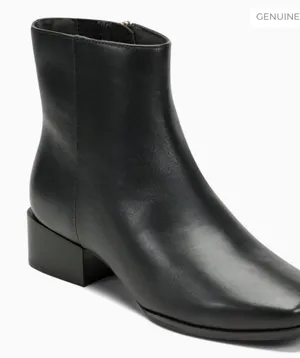 Easy Spirit Sydney Leather block heel ankle dress Boots size 5 $165 thumbnail 1