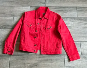 NWT Lee vintage modern rider jacket in red thumbnail 1