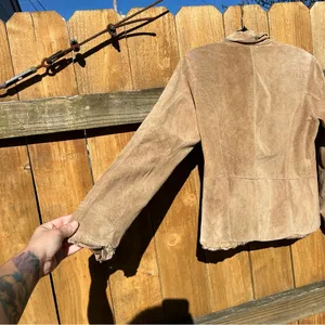Brandon Thomas Suede Jacket size large y2k fall winter leather‎ aesthetic thumbnail 9