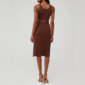 Line & Dot NWT Women’s Brown Celia Set Skirt and Top‎ Size L thumbnail 3