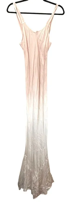 PIPPA THE LABEL Ombre‎ Satin Slip Maxi Dress NWT Small thumbnail 1