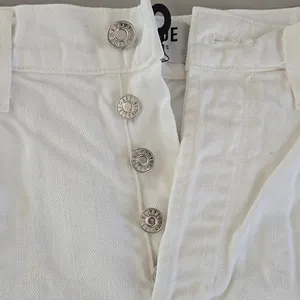 Agolde White Frayed Jean Shorts Size 25 thumbnail 4