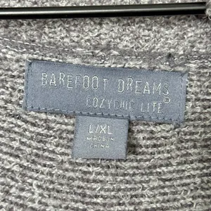 Barefoot Dreams CozyChic Lite Circle Cardi Cardigan Sweater Grey Large/XL thumbnail 5