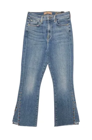 7 For All Mankind Luxe Vintage Slim Kick Stud Ankle Jean 27 thumbnail 1
