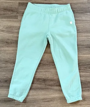 Carhartt Mint Green Women's Track Joggers Size Large Cozy Sweats Relaxed Fit thumbnail 1