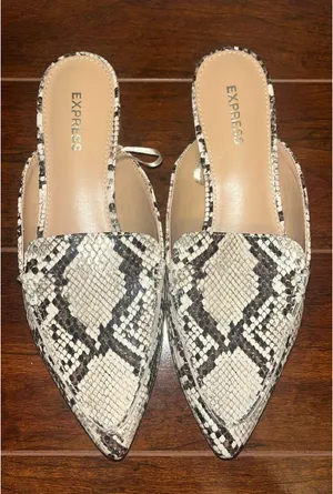 Express Loafers Snakeskin Slip-On thumbnail 1