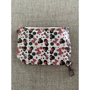 Minnie Mouse White Black Red card holder with zipper‎ 6" x 4" thumbnail 6