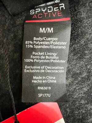 Spyder Active  charcoal half-zip size M thumbnail 7