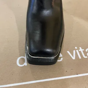 Dolce Vita Black Heeled Boots with Buckle Detail thumbnail 5