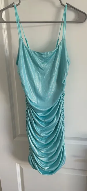 Lucy in the Sky Blue Mini Dress thumbnail 1