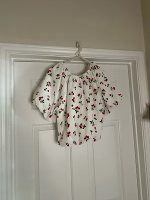English Factory Cherry Print Skirt And Top Set thumbnail 7