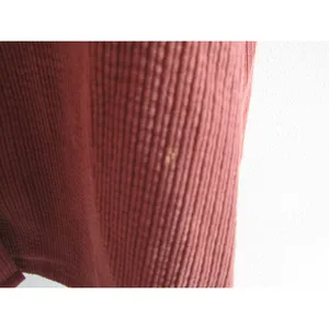 Forever 21 Button‎ Down Shirt Large Orange Corduroy Ribbed Oversized Shacket thumbnail 5