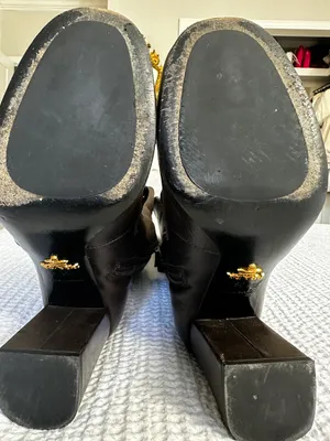 Prada Block Heel Leather Calf Boots thumbnail 5